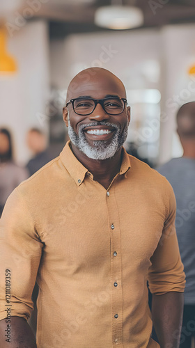 Portrait of a Smiling Matur...