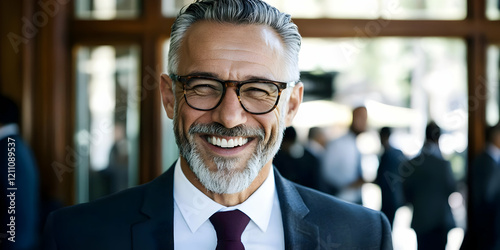 Portrait of a Smiling Busin...