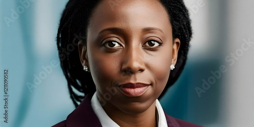 Confident Businesswoman Pos...