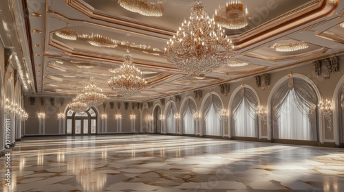 Grand Ballroom Interior Design: Opulent Elegance and Luxury
