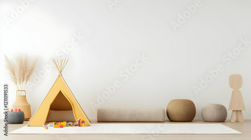 Cozy Kids Room Illustration...