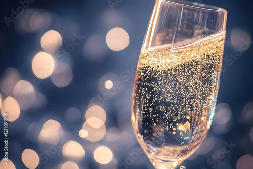 Sparkling Beverage in a Gla...