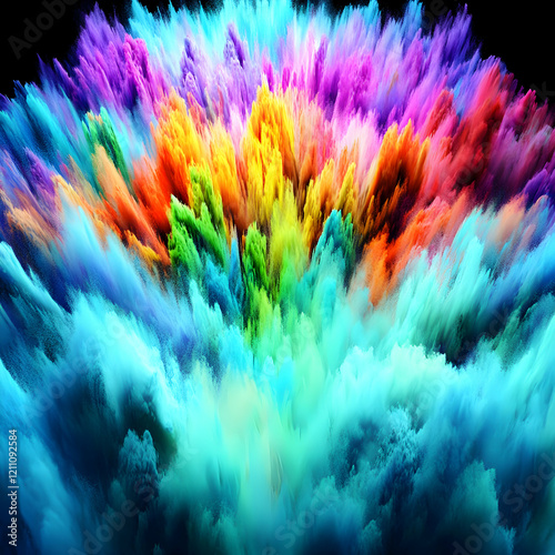 Vivid Colors Explode in an ...