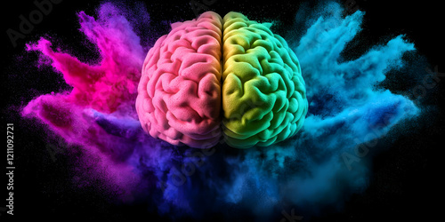 Colorful Brain Explodes wit...