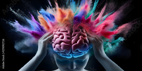 Colorful Powder Explodes fr...
