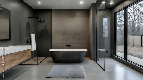 Modern Bathroom Interior De...