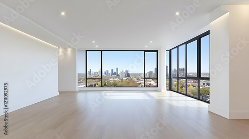 Empty Modern Apartment Room...