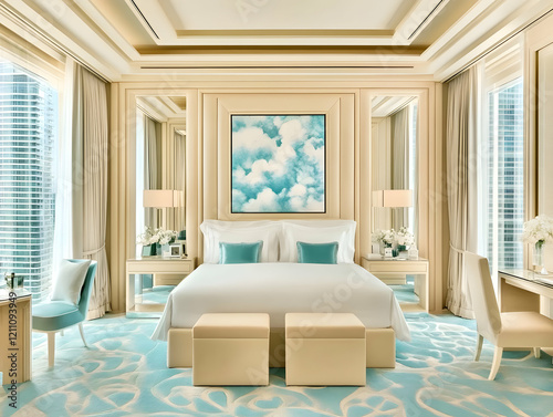 Elegant Bedroom Interior De...