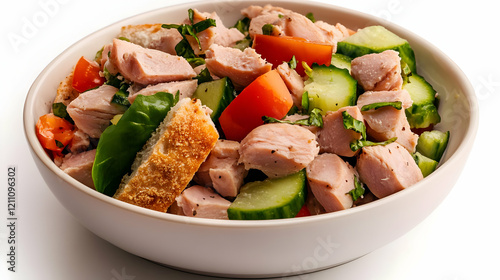 Fresh Salad with Sliced Chi...