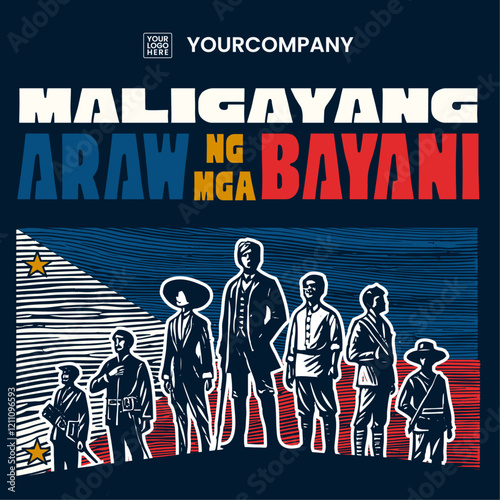 National Heroes Day Araw ng mga Bayani Social Media Template