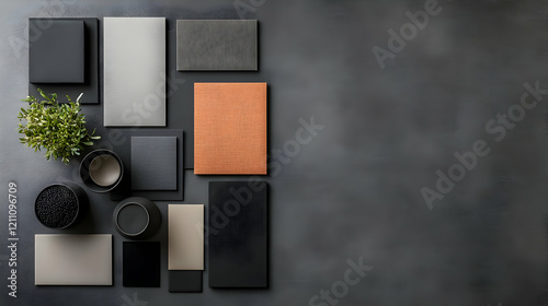 Flat Lay of Interior Design...
