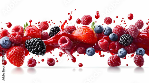 Fresh Berries and Juice Spl...