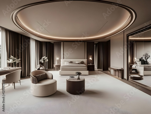 Modern Bedroom Interior Des...