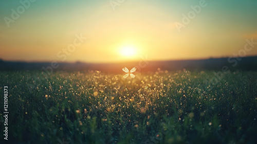 Golden Sunrise Illuminates ...