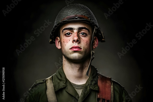 Young Soldier Portrait Wear...