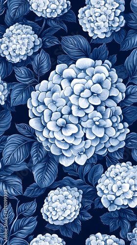 Classic Blue Hydrangea Flow...
