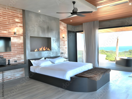 Modern Bedroom Interior Sho...
