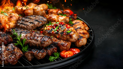 Grilled Meat Variety Sizzle...