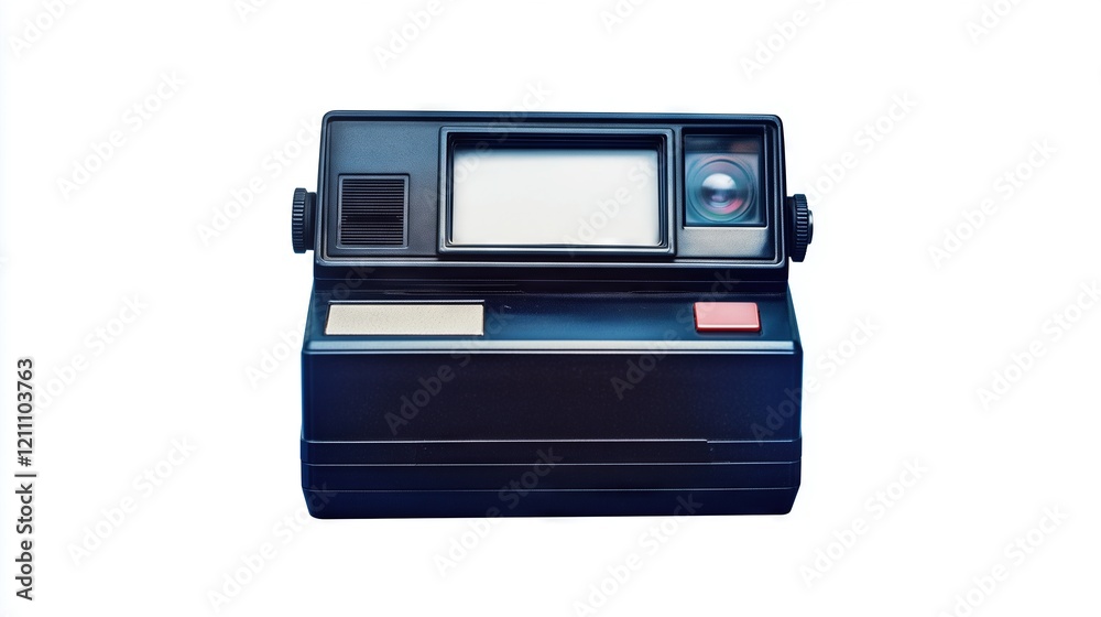 Original Polaroid ,Full depth of field, isolated on white background Original Polaroid ,Full depth of field, isolated on white background