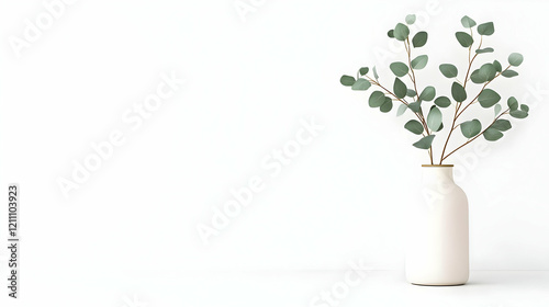 Eucalyptus Branches in a Wh...