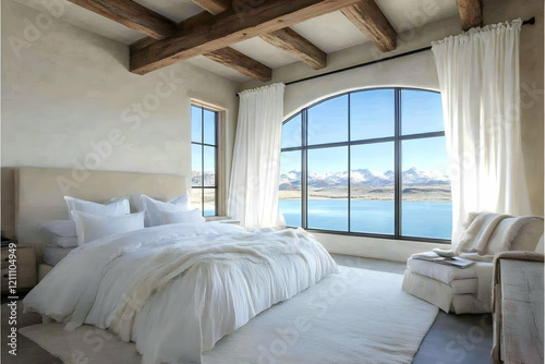 Serene bedroom showcases st...