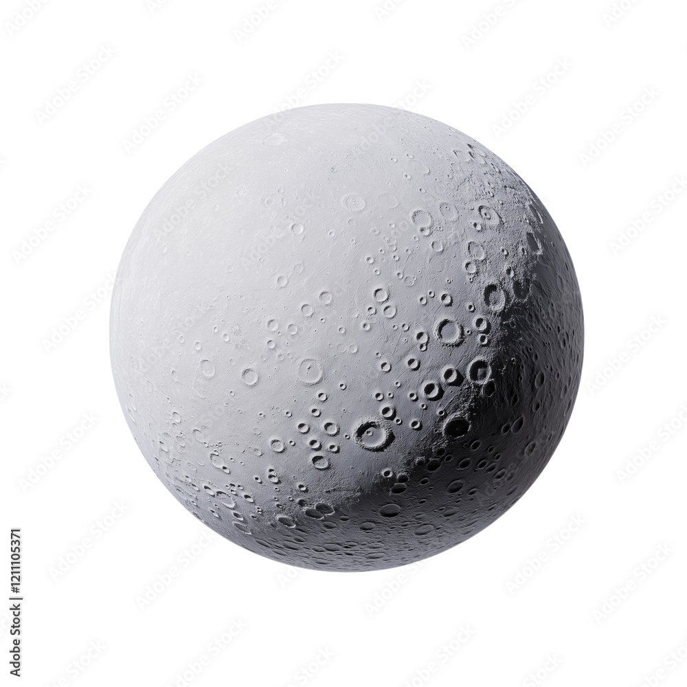 Moon isolated on white, png Moon isolated on white, png