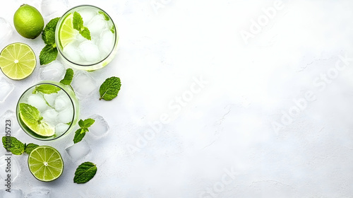 Two Refreshing Lime and Min...