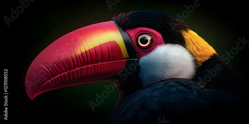 Toucan Bird Poses Majestica...