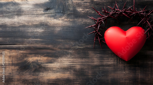 Red Heart and Crown of Thor...