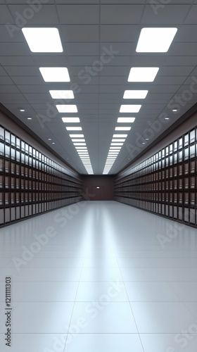 Long Corridor with Storage ...
