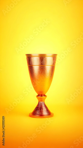 Ornate Golden Trophy Cup St...