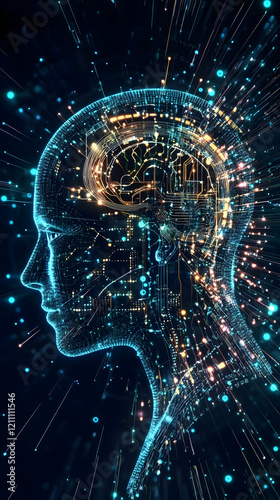 Digital Human Head with Cir...