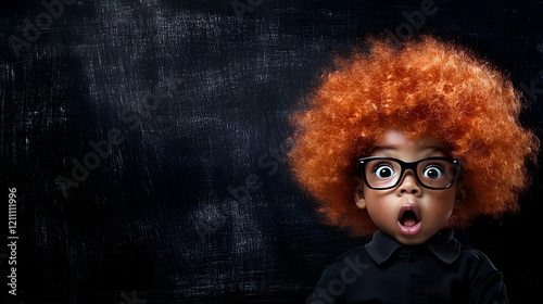 Surprised Child with Orange...