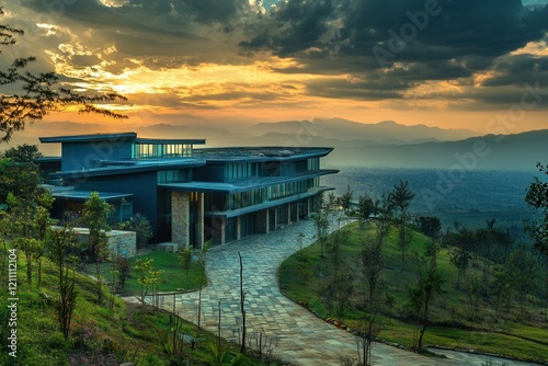 Hilltop Sunset Villa, Mountain View, Luxury Estate