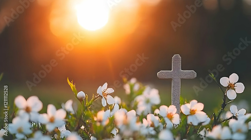 Wooden Cross Stands Serenel...