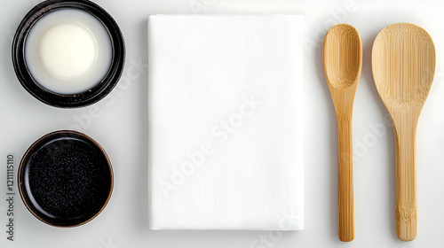Two Ceramic Bowls, White Cl...