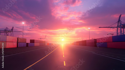 Industrial Port Road Leads ...