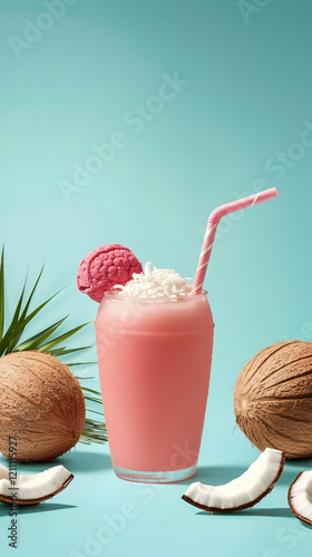 Pink Tropical Smoothie Sits...