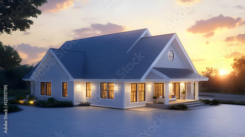 Charming Cottage House Glow...