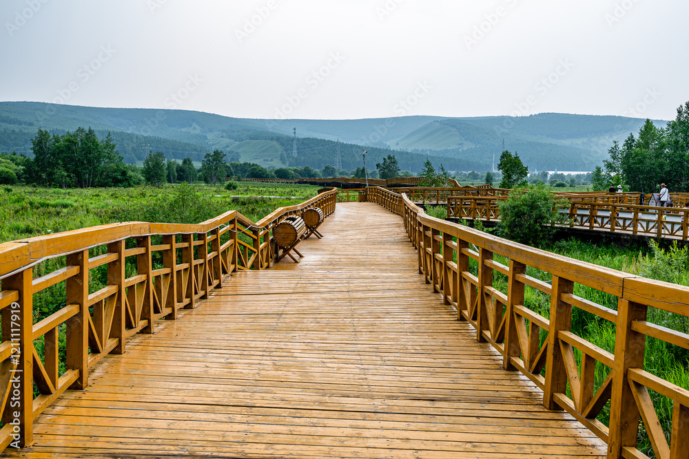 Fototapeta premium Arxan National Forest Park, Xing'an League, Inner Mongolia, China