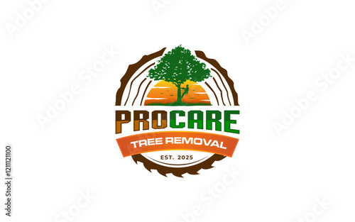 Illustration graphic vector for professional and eco-friendly wood-cutting business logo design template
