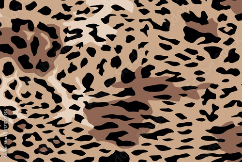 abstract cheetah skin design background vector art	