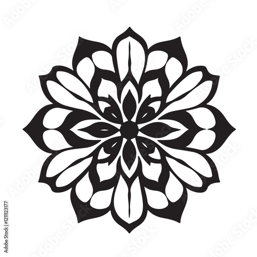 Flower icon illustration