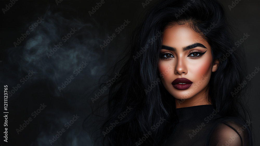 A Beautiful Woman with Smoke Coming Out of Her Mouth A Beautiful Woman with Smoke Coming Out of Her Mouth