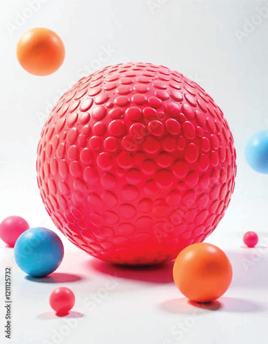 3d render of a ball