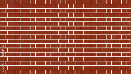 Illustration of an abstract brown brick background.