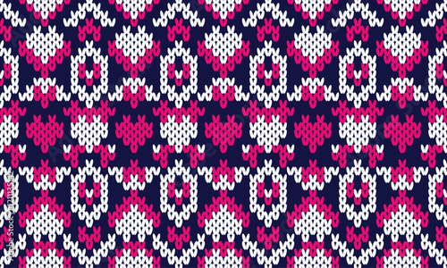 Seamless printable knitting patterns, wallpapers, ultra-high resolution raster illustrations, print-on-demand patterns.
