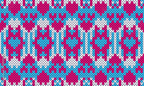 Seamless printable knitting patterns, wallpapers, ultra-high resolution raster illustrations, print-on-demand patterns.