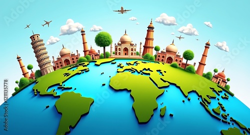 World Travel Landmarks Explore Famous Global Destinations