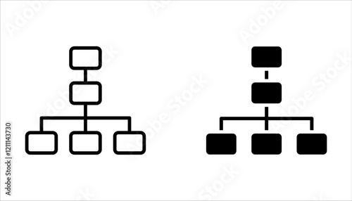 workflow icon set for startup business. Pictogram in outline style. Vector flat line icon on white background